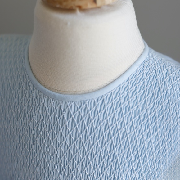 Strasburg Dress Hand Smocked Blue Special Occasion Mint Condition LOVELY - Picture 3 of 10